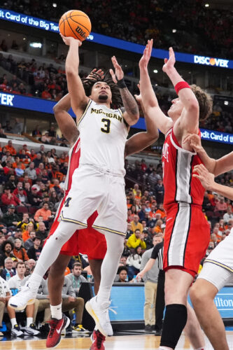 Cadeau And McKenney Deliver As No. 3 Michigan Advances To Big Ten Tournament Semifinals